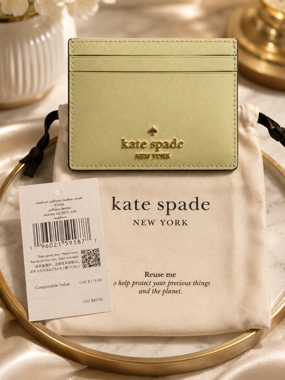 Kate Spade Madison Saffiano Leather Card Holder